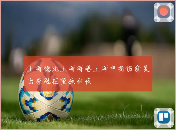 上海德比上海海港上海申花伤愈复出夺冠在望疯狂夜